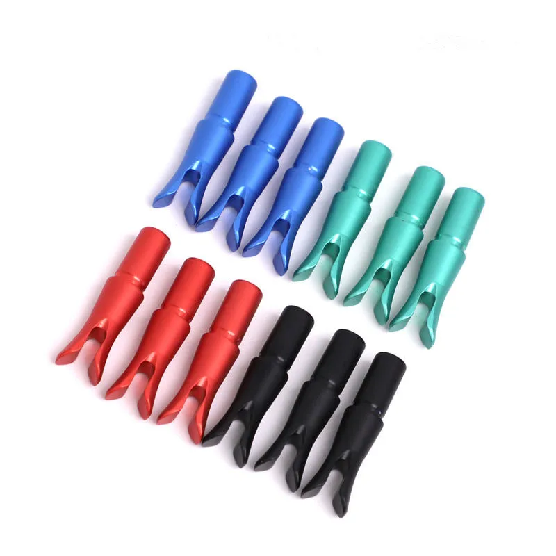 Toparchery 6.2mm Aluminum Alloy Arrow Nock Head for Hunting Outdoor Archery Exercises for arrows with 6.2mm inner diameter
Toparchery 6.2mm Aluminum Alloy Arrow Nock Head for Hunting Outdoor Archery Exercises for arrows with 6.2mm inner diameter