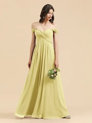 Babyonlinedress, 50 цветов, шифоновое длинное вечернее платье с открытыми плечами, плиссированное ТРАПЕЦИЕВИДНОЕ ПЛАТЬЕ для свадебного торжества, женские платья, платье