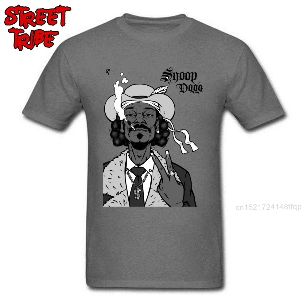 

Snoop Dogg T-shirt Men Grey T Shirt Funky Hip Hop Tops & Tees Custom Guys Cotton Tshirt Fashion Street Clothes Drop Shipping