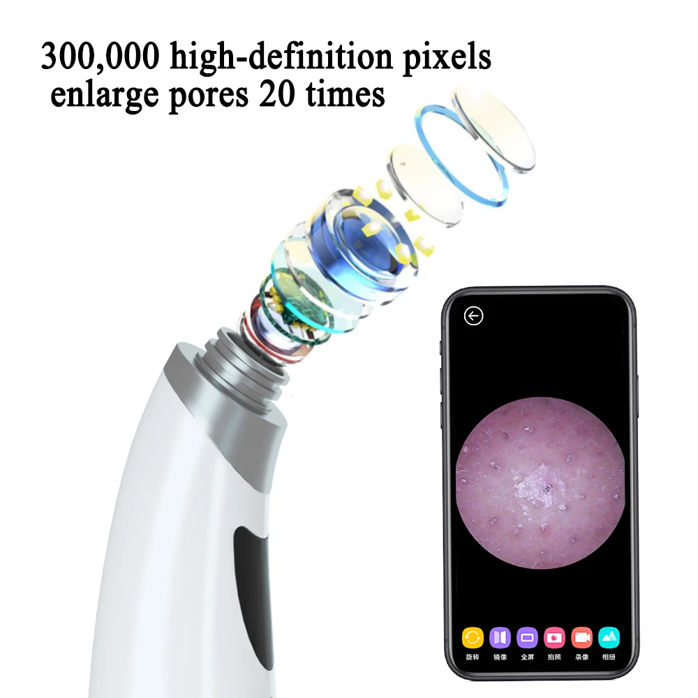 Blackhead Remover Pore Vacuum Cleaner Upgraded Blackhead Vacuum Rechargeable Face Vacuum Comedone Extractor Tool for Blackhead 
Blackhead Remover Pore Vacuum Cleaner Upgraded Blackhead Vacuum Rechargeable Face Vacuum Comedone Extractor Tool for Blackhead