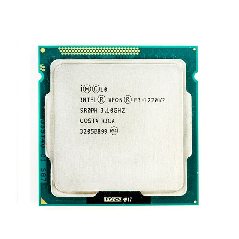 Intel Xeon v2 E3-1220 E3 1220v2 E3 1220 v2 3.1 GHz Quad-Core Processor CPU 8M 69W LGA 1155 
Intel Xeon v2 E3-1220 E3 1220v2 E3 1220 v2 3.1 GHz Quad-Core Processor CPU 8M 69W LGA 1155