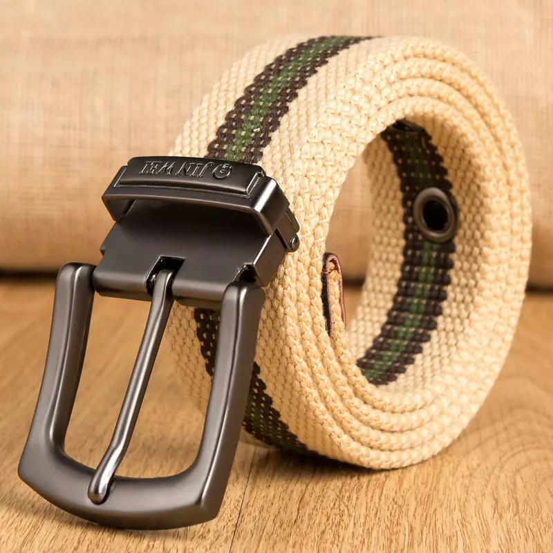 2019 Men Belts Alloy Pin Buckle Nylon Belt Male Tactical Belt Fashion Stripes Waistband Hip Hop Canvas Belts Designer Youth Belt
2019 Men Belts Alloy Pin Buckle Nylon Belt Male Tactical Belt Fashion Stripes Waistband Hip Hop Canvas Belts Designer Youth Belt