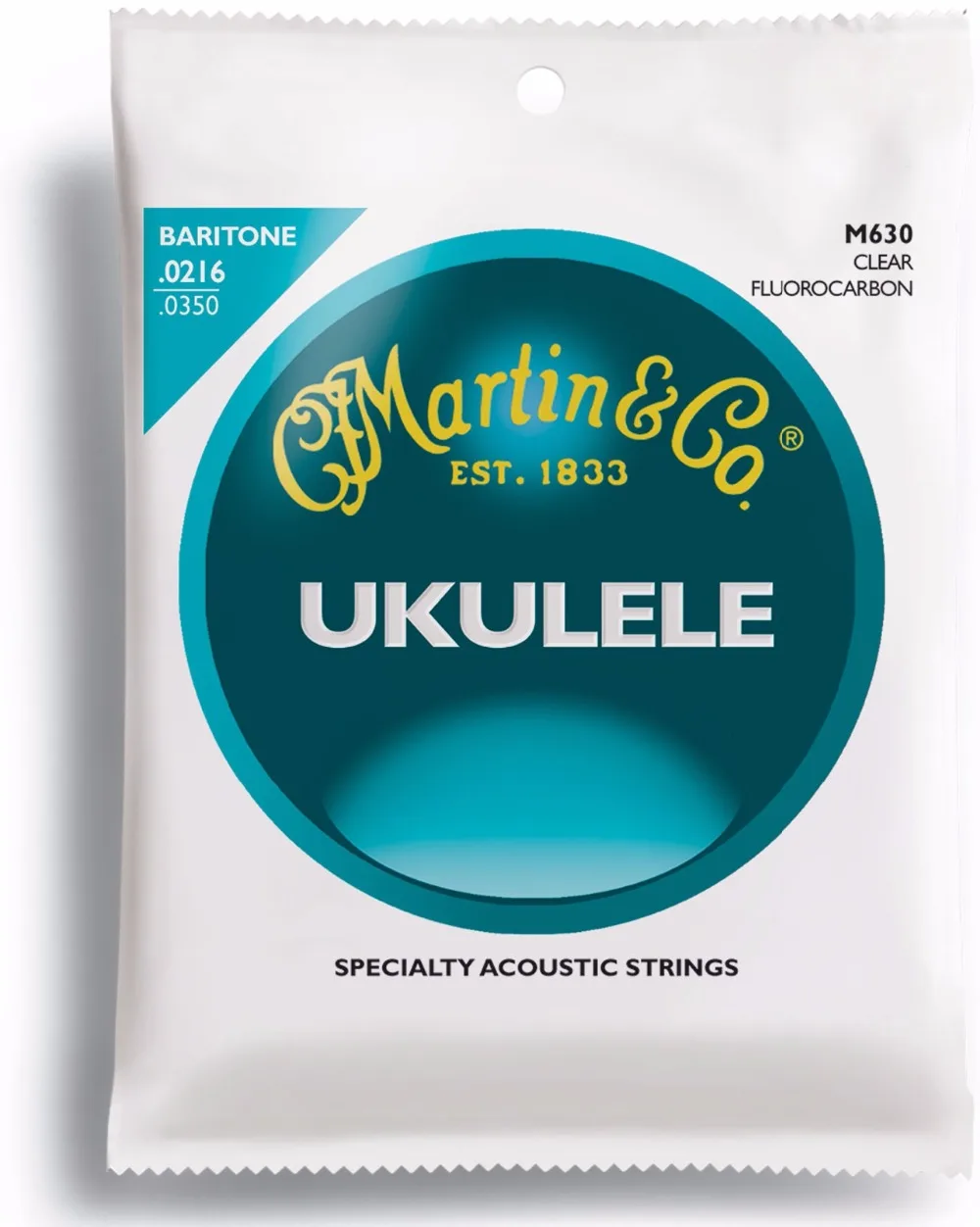 MartinGuitar M630 Ukelele Strings Fluorocarbon, Baritone for 30" Ukulele
MartinGuitar M630 Ukelele Strings Fluorocarbon, Baritone for 30" Ukulele