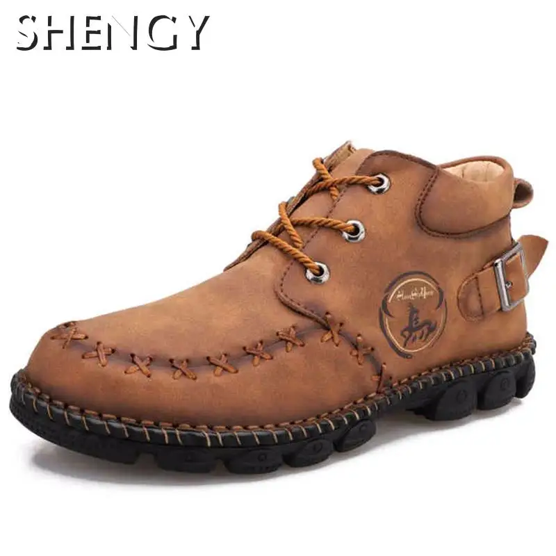 2020 Shoes Men Boots High Quality Split Men's Boots Motorcycle Outdoor Botas Waterproof Men's Ankle Boots Soft Men Shoes Zapatos
2020 Shoes Men Boots High Quality Split Men's Boots Motorcycle Outdoor Botas Waterproof Men's Ankle Boots Soft Men Shoes Zapatos
