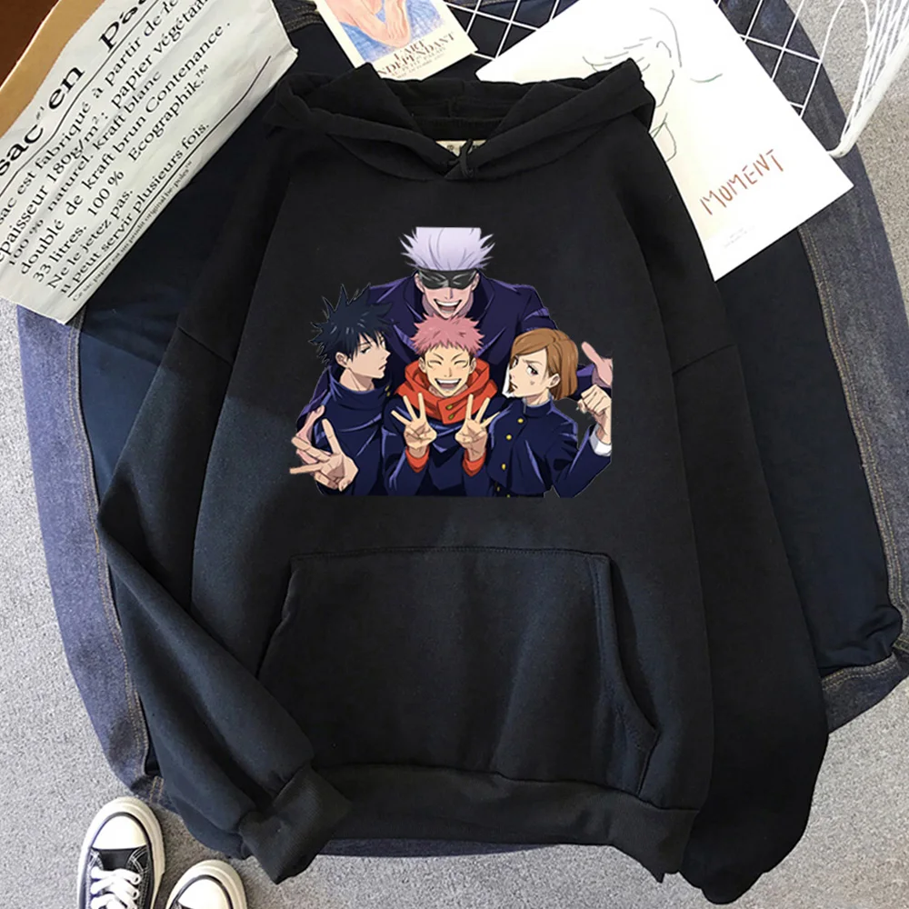 Anime Sweatshirts Jujutsu Kaisen Men Hoodie Harajuku Unisex Fashion Casual Hoody Male Streetwear Yuji Itadori Printed Coat Tops
Anime Sweatshirts Jujutsu Kaisen Men Hoodie Harajuku Unisex Fashion Casual Hoody Male Streetwear Yuji Itadori Printed Coat Tops