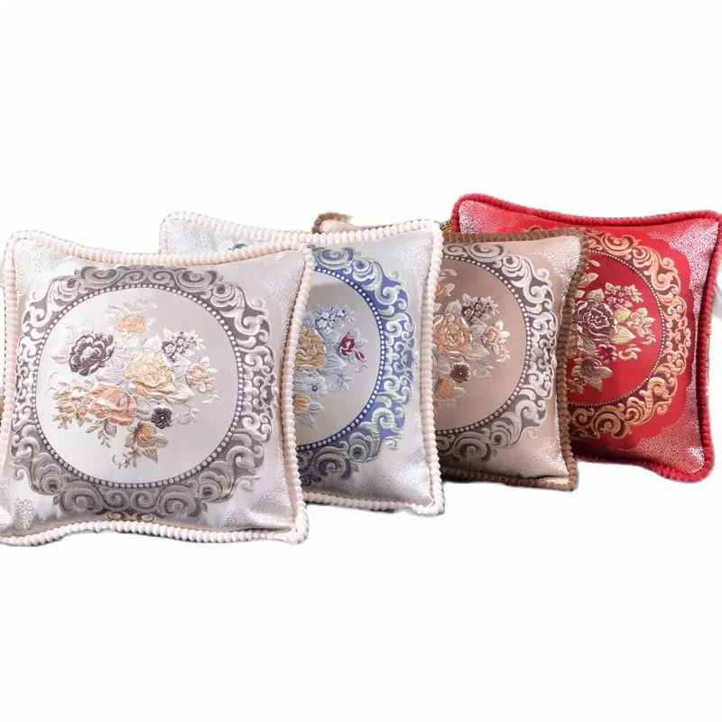Floral Sofa Cushion Cover Jacquard Throw Pillow Cover 48X48CM Flower Embroidered Decorative Pillow Cases
Floral Sofa Cushion Cover Jacquard Throw Pillow Cover 48X48CM Flower Embroidered Decorative Pillow Cases