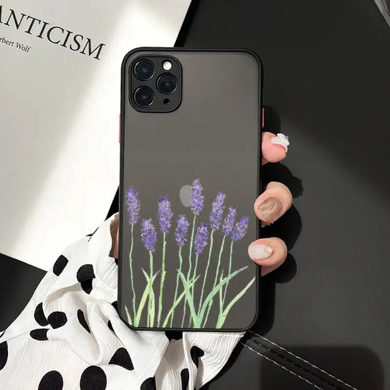 Simple Lavender Purple Flowers luxury Phone Cases fundamatte transparent For iphone 7 8 11 12 plus mini x xs xr pro max cover
Simple Lavender Purple Flowers luxury Phone Cases fundamatte transparent For iphone 7 8 11 12 plus mini x xs xr pro max cover