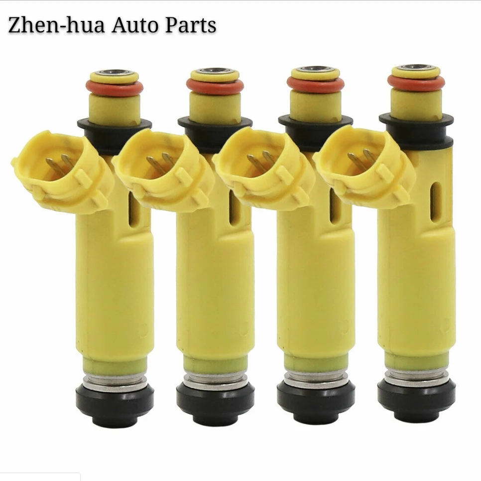 

4pcs/lot 195500-4450 Yellow fuel injector High performance E85 fuel nozzle 1955004450 for 2004-2008 Mazda 297-0041 RX8 MX5 CAR