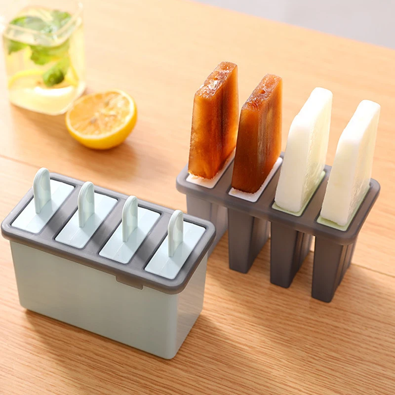 4 Holes Plastic Ice Cream Mold DIY Ice Cream Maker Freeze Yogurt Icebox Ice-Cream Ice-Lolly Maker Mold Kitchen Accessories Tool
4 Holes Plastic Ice Cream Mold DIY Ice Cream Maker Freeze Yogurt Icebox Ice-Cream Ice-Lolly Maker Mold Kitchen Accessories Tool