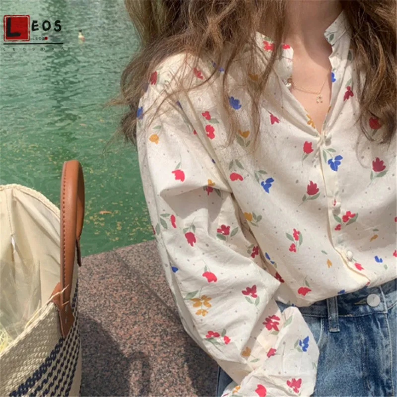 Vintage Lace Women Shirts Lantern Sleeve Casual Loose Blouses Tops Cotton Buttons Long Sleeve Korean Style Lady Shirts 2021 New
Vintage Lace Women Shirts Lantern Sleeve Casual Loose Blouses Tops Cotton Buttons Long Sleeve Korean Style Lady Shirts 2021 New