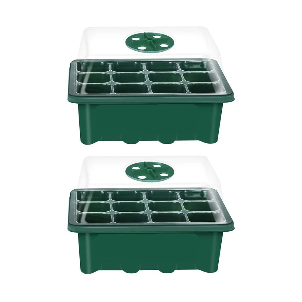 12hole Plastic Nursery Pots Planting Seed Tray Kit Plant Germination Box With Dome And Base Garden Grow Box Gardening Supplies
12hole Plastic Nursery Pots Planting Seed Tray Kit Plant Germination Box With Dome And Base Garden Grow Box Gardening Supplies