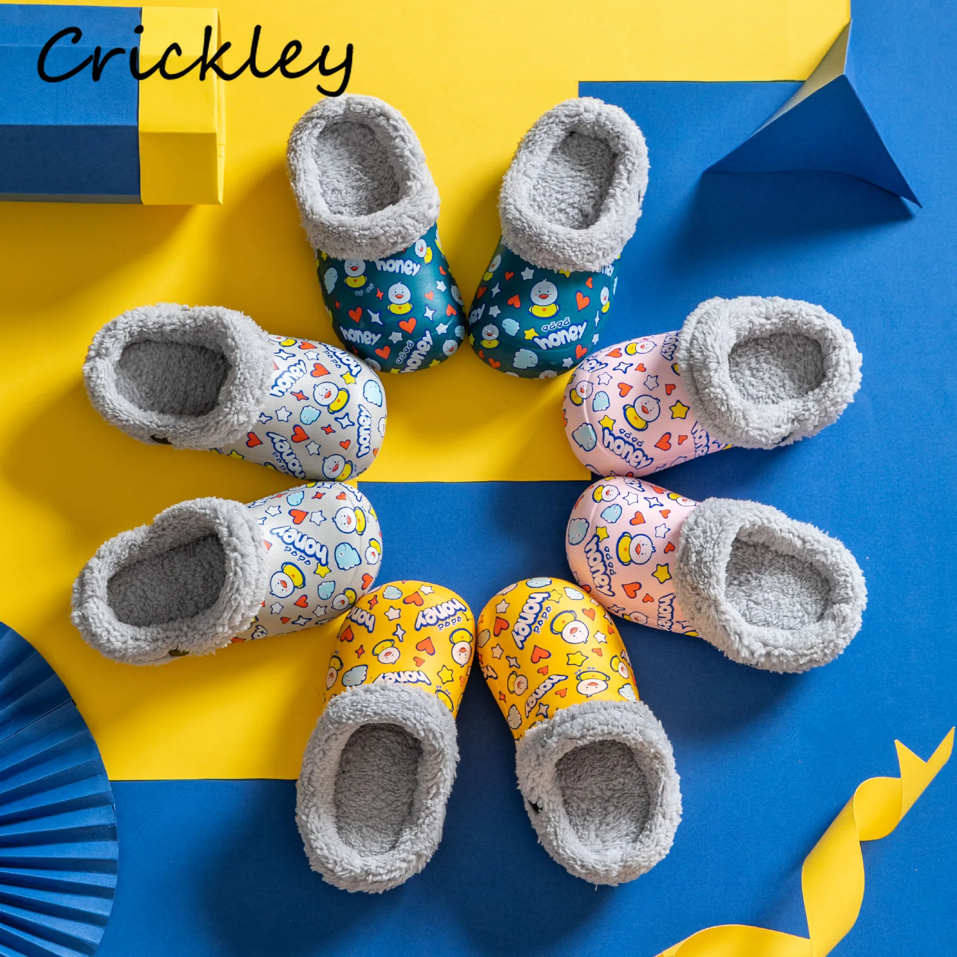 Зимние детские тапочки из ЭВА, теплая Нескользящая Водонепроницаемая домашняя обувь для мальчиков и девочек, плюшевая обувь для пола, садов...
Зимние детские тапочки из ЭВА, теплая Нескользящая Водонепроницаемая домашняя обувь для мальчиков и девочек, плюшевая обувь для пола, садов...