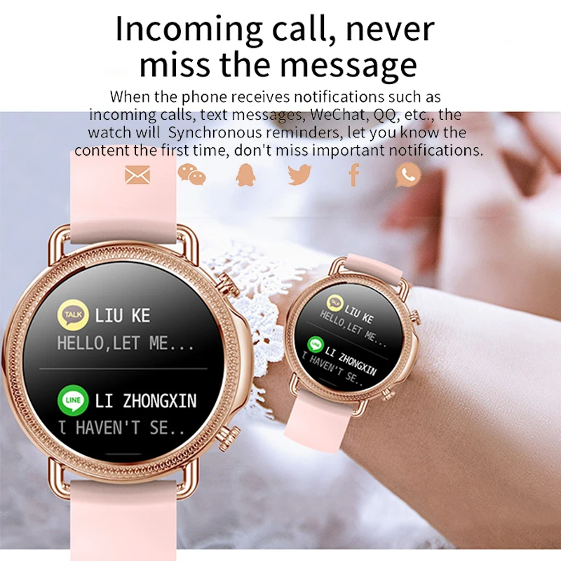 LIGE 2021 Women Smart Watch Full Touch Screen Activity Tracker Heart Rate Monitor Sports Ladies Smart Watch Men For Android IOS
LIGE 2021 Women Smart Watch Full Touch Screen Activity Tracker Heart Rate Monitor Sports Ladies Smart Watch Men For Android IOS