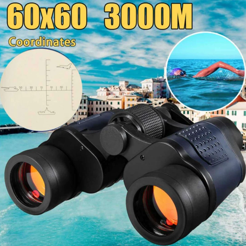 60X60 Zooms Day/Night Vision Outdoor High-definition Binoculars Telescope with Storage Bag Sets XR-Hot
60X60 Zooms Day/Night Vision Outdoor High-definition Binoculars Telescope with Storage Bag Sets XR-Hot