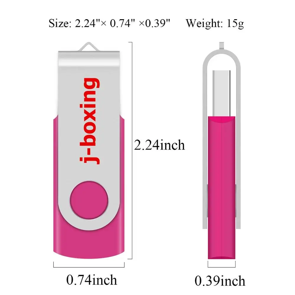 J boxing 10 шт. USB флеш накопители 64 Мб 128 МБ маленькая емкость Pendrives 256 512 металлические