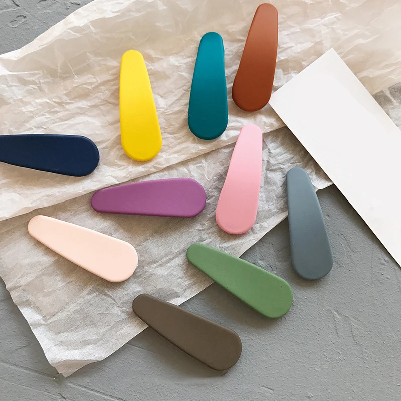 1PC Matte Mini Hair Clips Candy Color Bangs Waterdrop Shape Barrette Cute Girls Acrylic Hairpins Korean Style Hair Accessories
1PC Matte Mini Hair Clips Candy Color Bangs Waterdrop Shape Barrette Cute Girls Acrylic Hairpins Korean Style Hair Accessories