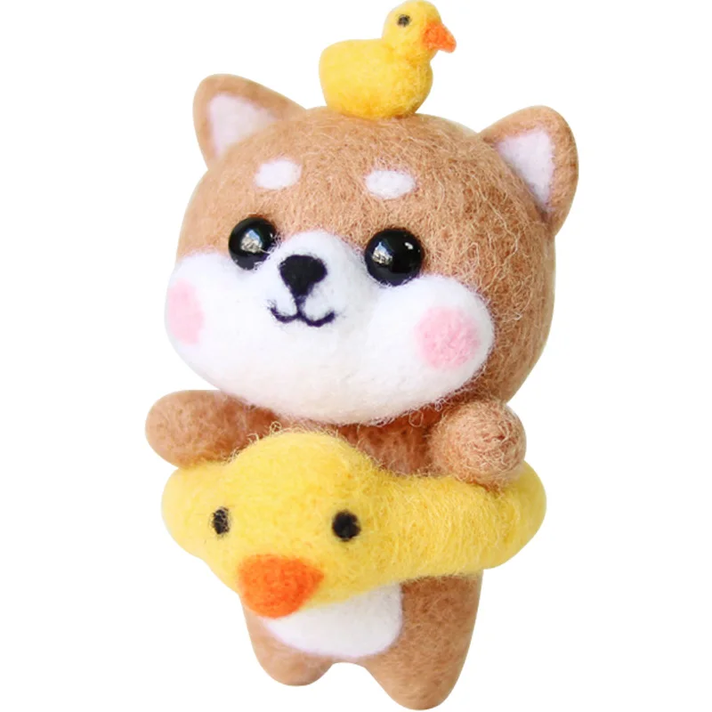 Cute Shiba Inu Wool Felt Craft DIY Non Finished Poked Set Handcraft Kit for Needle Material Pack
Cute Shiba Inu Wool Felt Craft DIY Non Finished Poked Set Handcraft Kit for Needle Material Pack
