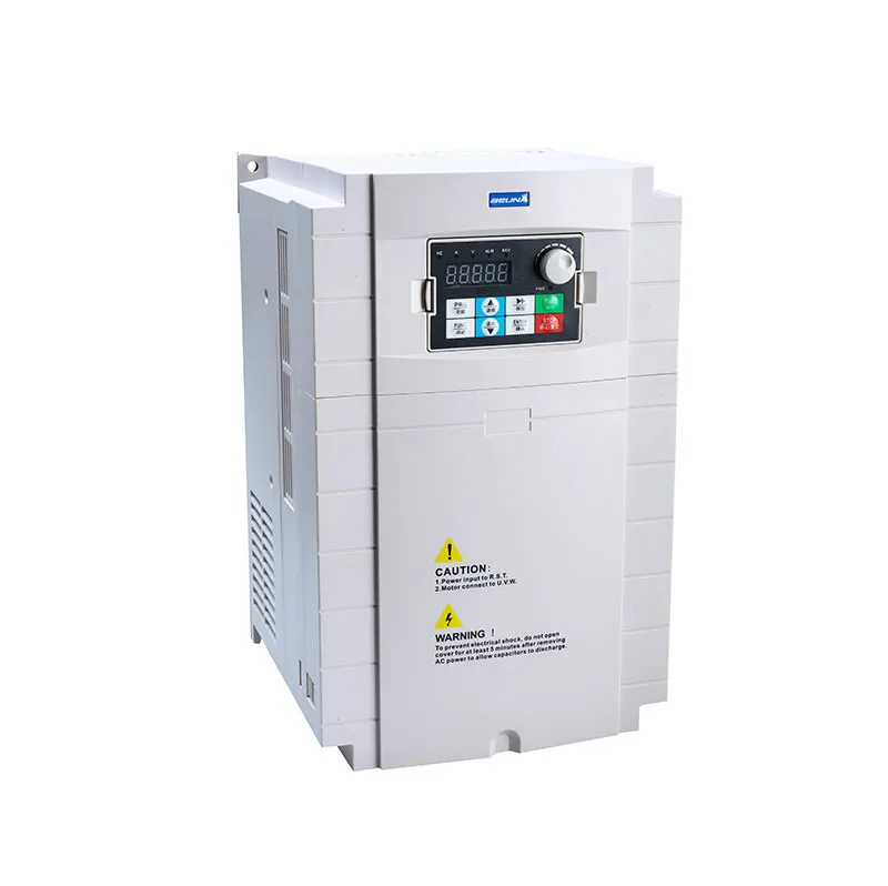 VFD Inverter 5.5KW 220 into 380 out single phase 220V household electric input Three-phase 380V output Inverter
VFD Inverter 5.5KW 220 into 380 out single phase 220V household electric input Three-phase 380V output Inverter