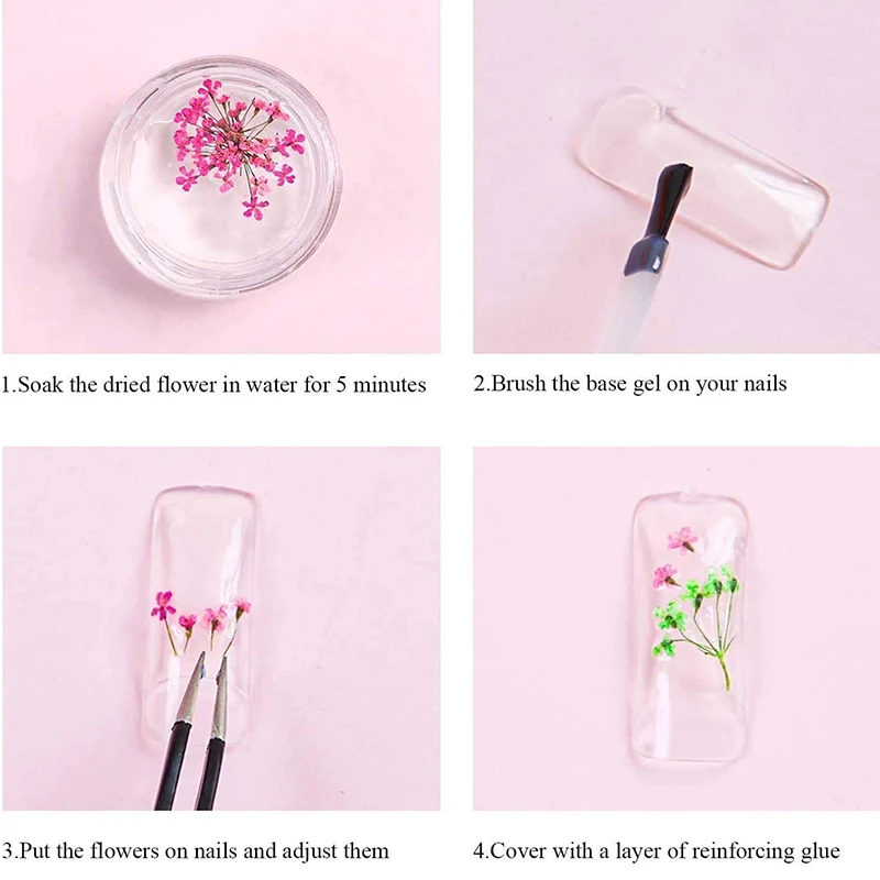 Anne's Lace Dried Flower DIY Nail Art Resin Jewelry Making Ornament 12 Color Real Pressed Flower Nail Art Decoration
Anne's Lace Dried Flower DIY Nail Art Resin Jewelry Making Ornament 12 Color Real Pressed Flower Nail Art Decoration