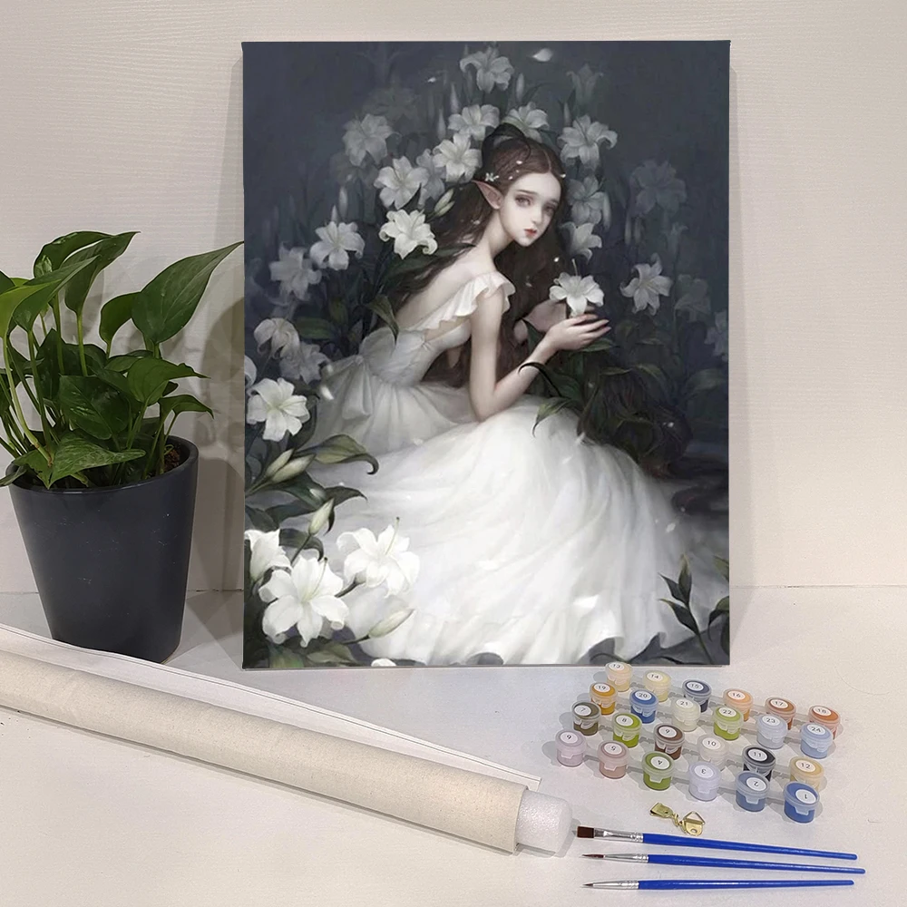 GATYZTORY Girl Paints By Numbers Kit DIY Frame Figure Room Wall Set Oil Painting For Adult Gift Home Decors
GATYZTORY Girl Paints By Numbers Kit DIY Frame Figure Room Wall Set Oil Painting For Adult Gift Home Decors