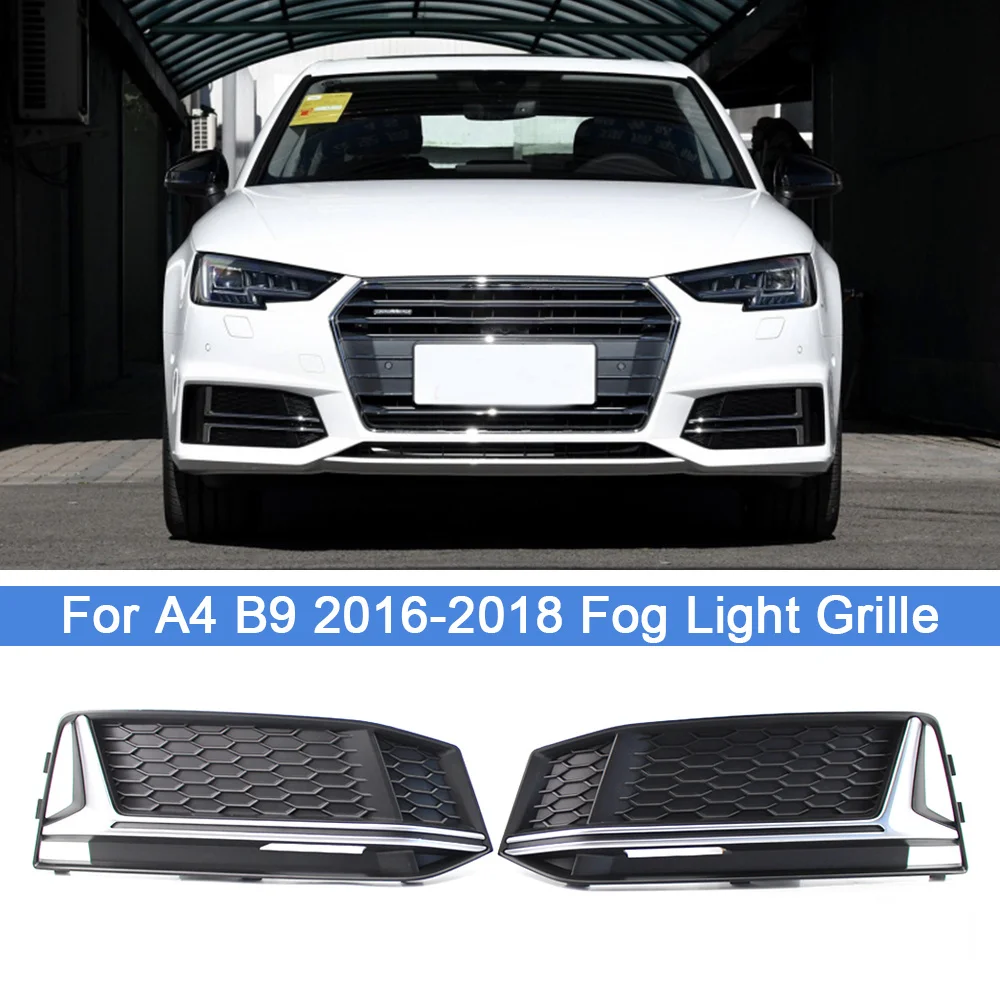 1 Pair Car Front Left Right Bumper Fog Light Lamp Cover Honeycomb Lower Mesh Grille Grill For A4 B9 S-Line 2016-2018 8W0807681K
1 Pair Car Front Left Right Bumper Fog Light Lamp Cover Honeycomb Lower Mesh Grille Grill For A4 B9 S-Line 2016-2018 8W0807681K