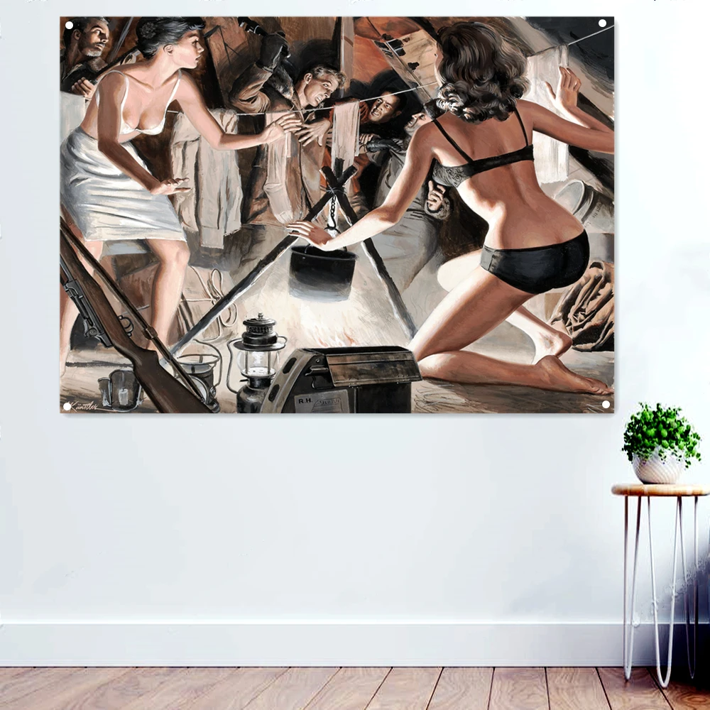Nice Custom Pin Up Girls Canvas Poster Banner Flag Print Painting Art Wall Polyethylene Poster Cloth Print Fabric Poster Mural 9
Nice Custom Pin Up Girls Canvas Poster Banner Flag Print Painting Art Wall Polyethylene Poster Cloth Print Fabric Poster Mural 9
