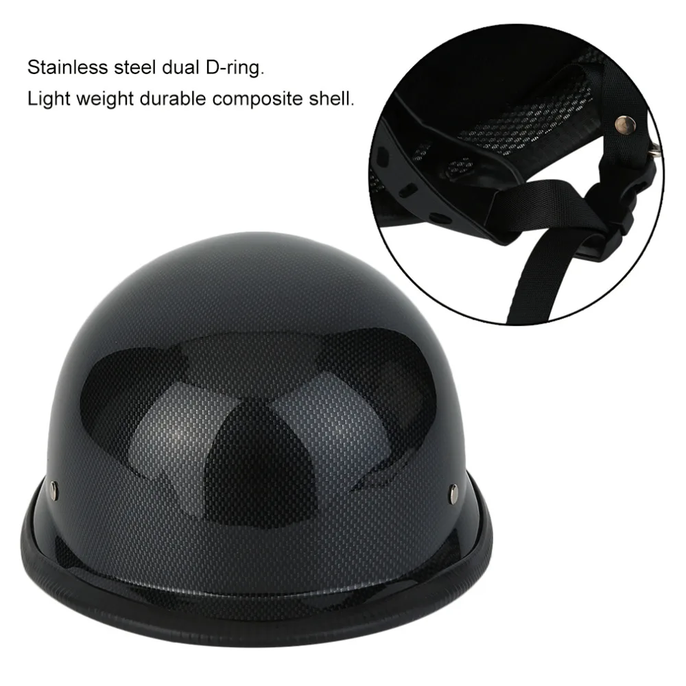 2018 Motorcycycle Helmets Half German Style Vintage Motorcycle Helmet Carbon Fiber Durable Half Face German Helmet M/L/XL
2018 Motorcycycle Helmets Half German Style Vintage Motorcycle Helmet Carbon Fiber Durable Half Face German Helmet M/L/XL