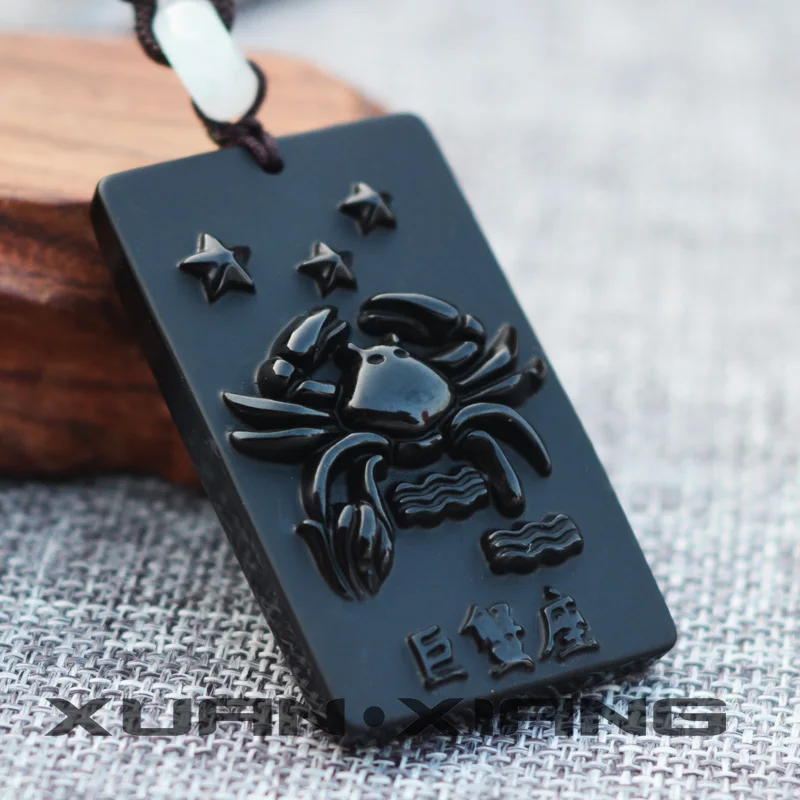 DROP SHIPPING PENDANT NECKLACE NATURAL BLACK OBSIDIAN 12 CONSTELLATIONS CANCER PENDANTS GIFT FOR MENFASHION JEWELRY
DROP SHIPPING PENDANT NECKLACE NATURAL BLACK OBSIDIAN 12 CONSTELLATIONS CANCER PENDANTS GIFT FOR MENFASHION JEWELRY