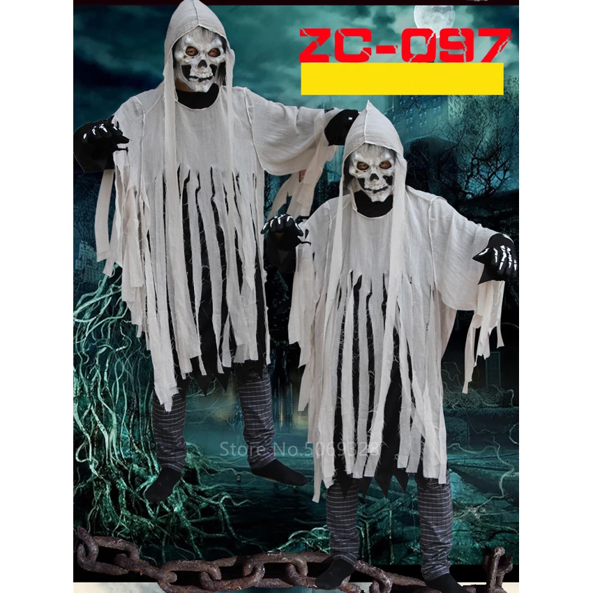 Men Halloween Carnival Party Scary Horror Zombie Black Cosplay Costume Ghost Skeleton Printed Jumpsuit Top Pants Shattered Set
Men Halloween Carnival Party Scary Horror Zombie Black Cosplay Costume Ghost Skeleton Printed Jumpsuit Top Pants Shattered Set