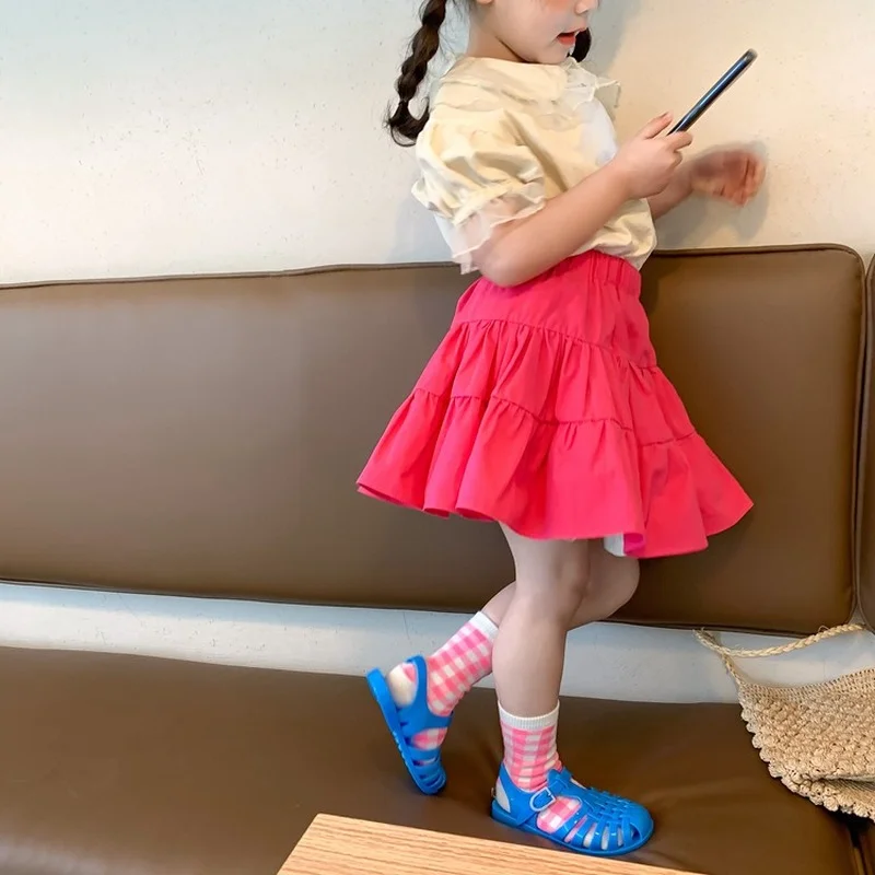 2021 Summer New Concave Shape on Both Sides Wear Contrasting Girls Fluffy Skirt Toddler Kids Cotton Fashion Half Skirts 
2021 Summer New Concave Shape on Both Sides Wear Contrasting Girls Fluffy Skirt Toddler Kids Cotton Fashion Half Skirts