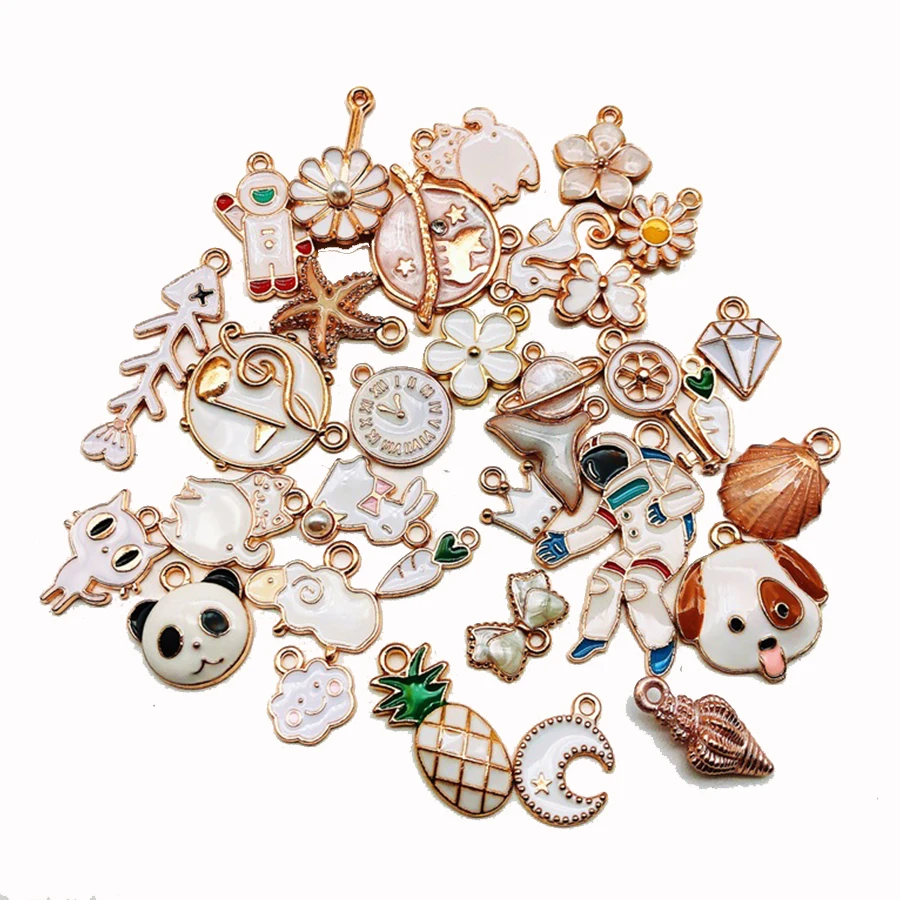 New 30pcs/lot Animal pendants, flowers, butterflies and shells mixed color jewelry for Bracelet Earring DIY Accessory findings
New 30pcs/lot Animal pendants, flowers, butterflies and shells mixed color jewelry for Bracelet Earring DIY Accessory findings