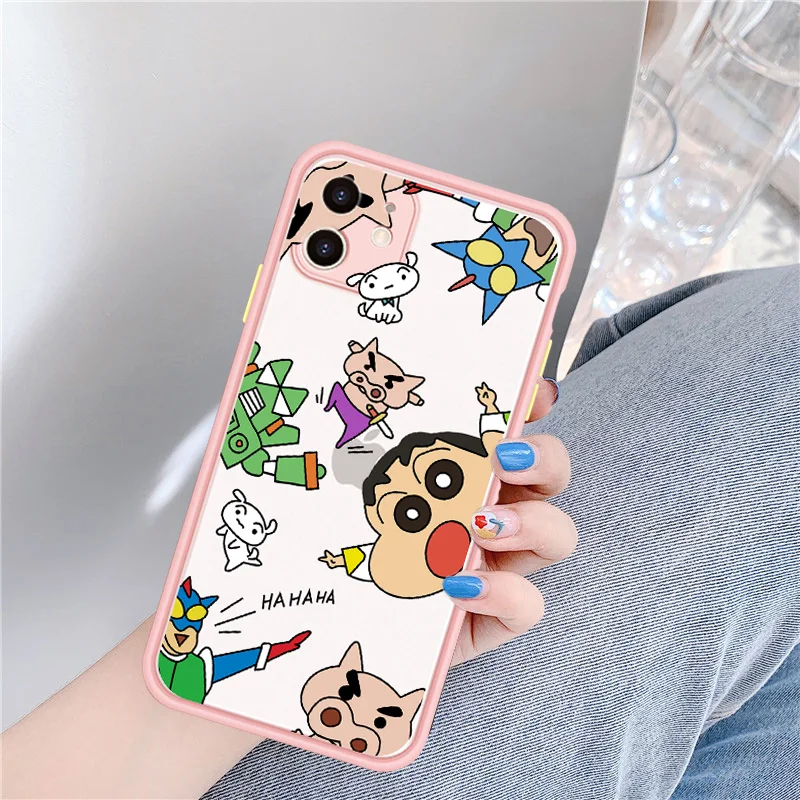 Чехол для телефона GYKZ японского Аниме Crayon Shin Chan iPhone XS MAX 11Pro 12X7 SE20 XR 8 6Plus мультяшный