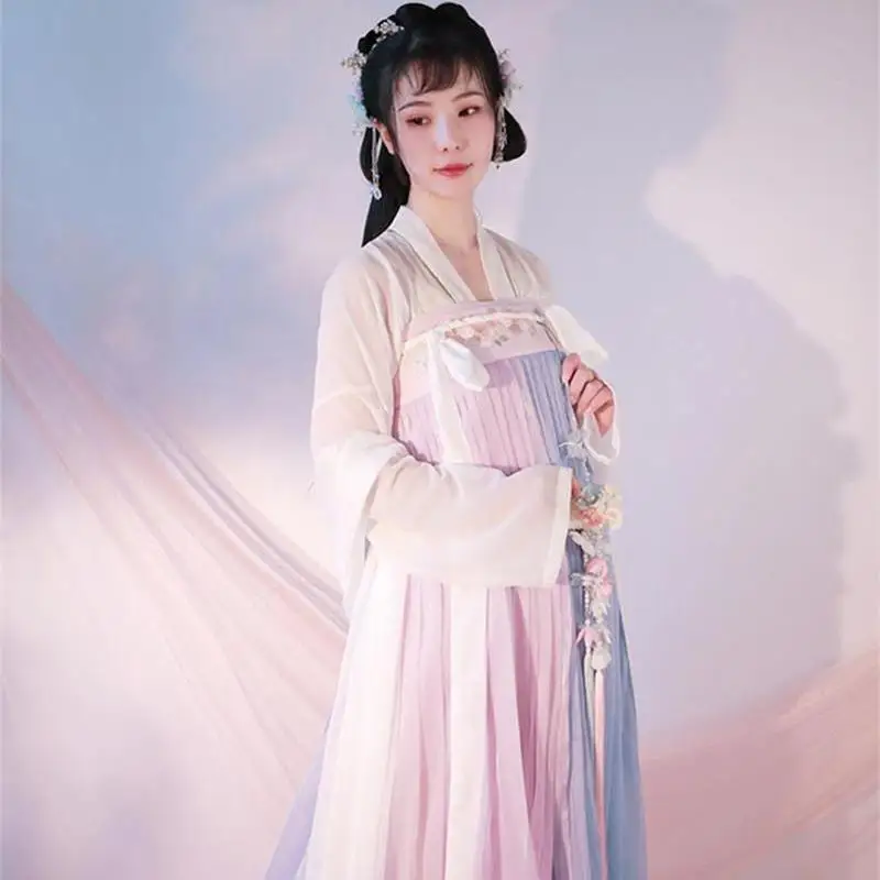 Pink Mesh Stgae Performance Clothing Elegant Women Long Sleeve Hanfu Ancient Flower Summer New Tang Suit Traditional Dress
Pink Mesh Stgae Performance Clothing Elegant Women Long Sleeve Hanfu Ancient Flower Summer New Tang Suit Traditional Dress