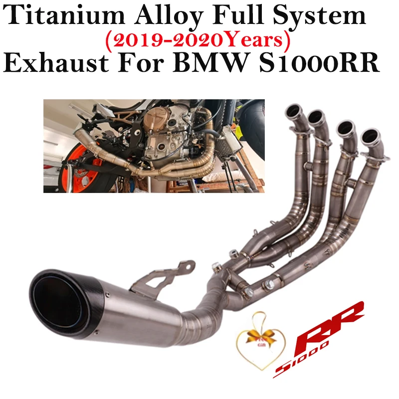 Titanium Alloy Slip On For BMW S1000RR 2019 2020 Motorcycle Exhaust Escape Full System Front Mid Link Pipe Carbon Fiber Muffler
Titanium Alloy Slip On For BMW S1000RR 2019 2020 Motorcycle Exhaust Escape Full System Front Mid Link Pipe Carbon Fiber Muffler