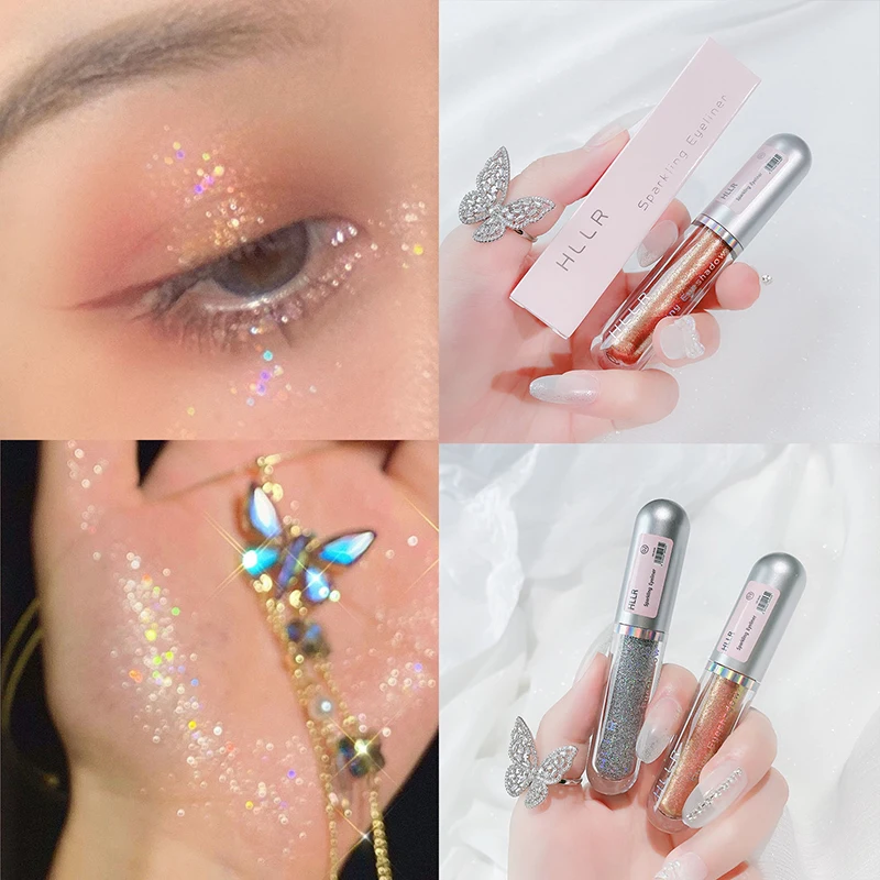 6 Colors Glitter Eyeshadow Long Lasting Shimmer Metallic Single Liquid Eye Shadow Makeup Pigment Beauty Party Makeup Tools TSLM1
6 Colors Glitter Eyeshadow Long Lasting Shimmer Metallic Single Liquid Eye Shadow Makeup Pigment Beauty Party Makeup Tools TSLM1