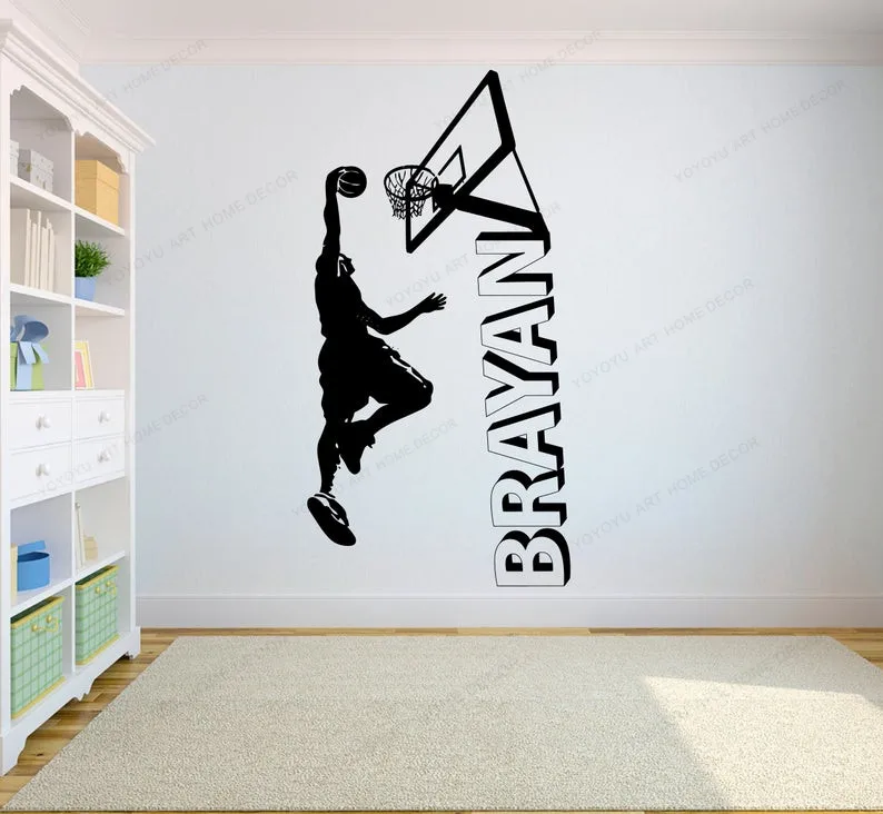Basketball Wall sticker vinyl Basket personalized wall decal home decor removable wall art mural HJ1127
Basketball Wall sticker vinyl Basket personalized wall decal home decor removable wall art mural HJ1127
