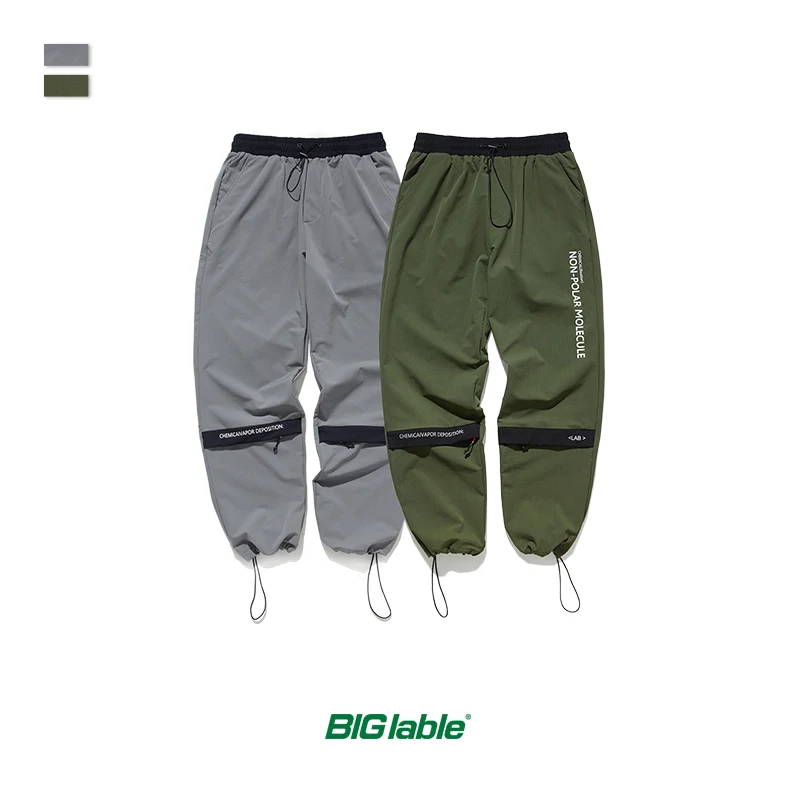 BIG LABLE 2019 FW Streetwear Men Zipper Patch Jogger Pants Loose Print Sweatpants Hip Hop Drawstring Straight Men Trouser 93436W
BIG LABLE 2019 FW Streetwear Men Zipper Patch Jogger Pants Loose Print Sweatpants Hip Hop Drawstring Straight Men Trouser 93436W