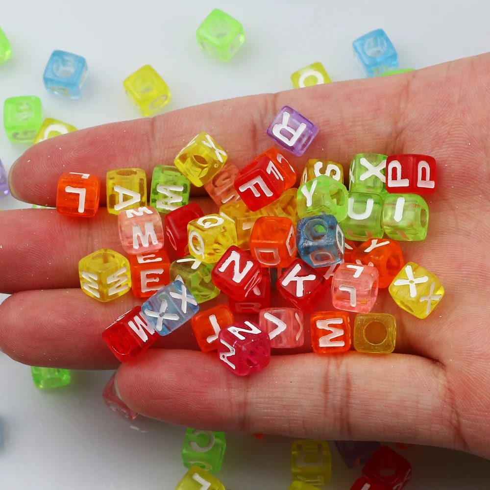 100Pcs 7mm Square Transparent Letter Acrylic Beads Loose Spacer Beads For Jewelry Making Diy Handmade Bracelet Necklace Earrings
100Pcs 7mm Square Transparent Letter Acrylic Beads Loose Spacer Beads For Jewelry Making Diy Handmade Bracelet Necklace Earrings