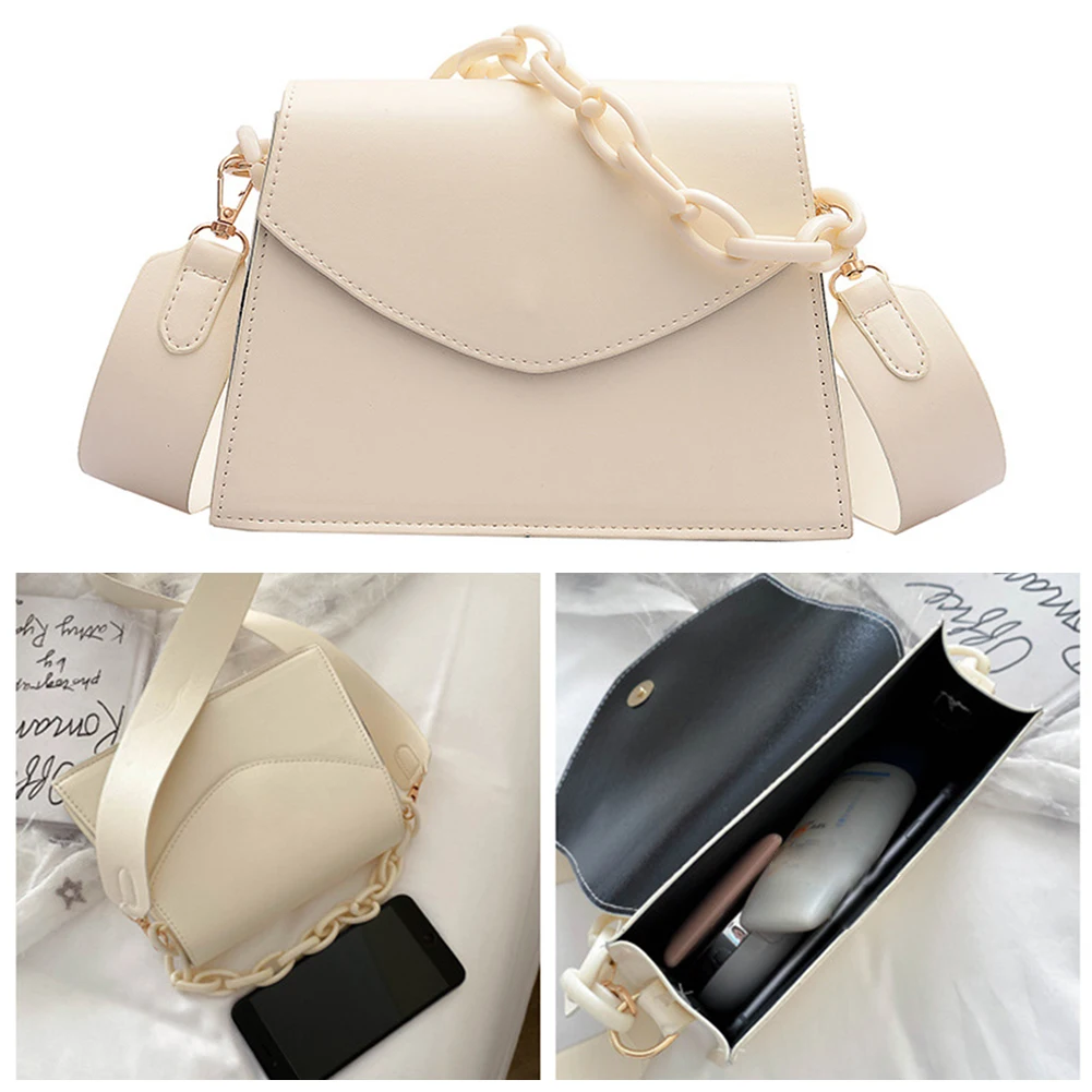 Women Solid Simple Tote Chain PU Leather Shopping Messenger Casual Versatile Dating Party Shoulder Bag Cross Body
Women Solid Simple Tote Chain PU Leather Shopping Messenger Casual Versatile Dating Party Shoulder Bag Cross Body