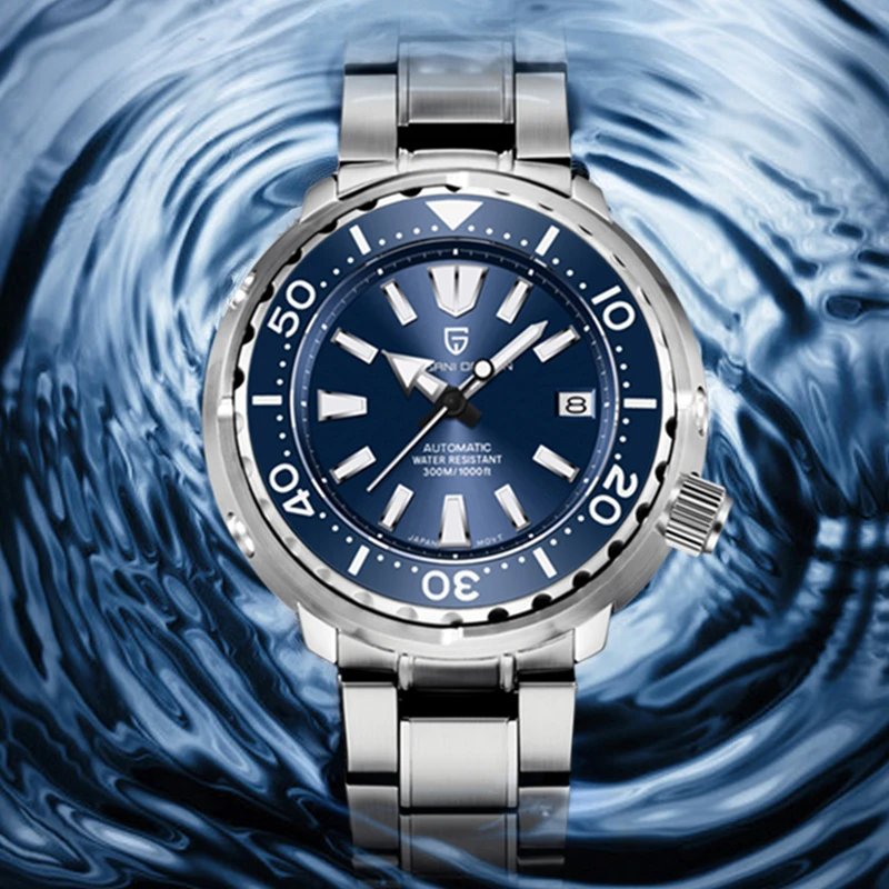 

PAGANI DESIGN Luxury Men Watch Sapphire Glass 300M Waterproof Diving Mechanical Watches Top Brand Ceramic Bezel Automatic Clock
