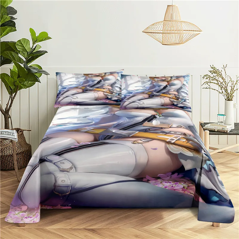 Cartoon Beauty 0.9/1.2/1.5/1.8/2.0m Digital Printing Polyester Bed Flat Sheet With Pillowcase Print Bedding Set
Cartoon Beauty 0.9/1.2/1.5/1.8/2.0m Digital Printing Polyester Bed Flat Sheet With Pillowcase Print Bedding Set