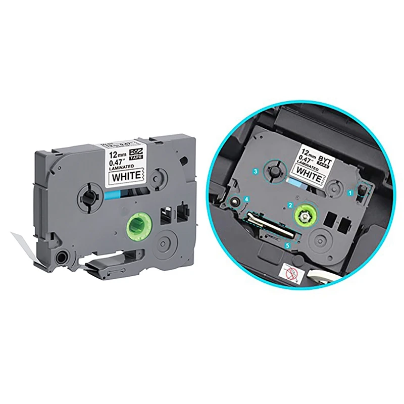 Label Ribbon for Brother P Press TZe-231 12mm Standard Laminated Self-Adhesive Label Printing Paper Replacement
Label Ribbon for Brother P Press TZe-231 12mm Standard Laminated Self-Adhesive Label Printing Paper Replacement