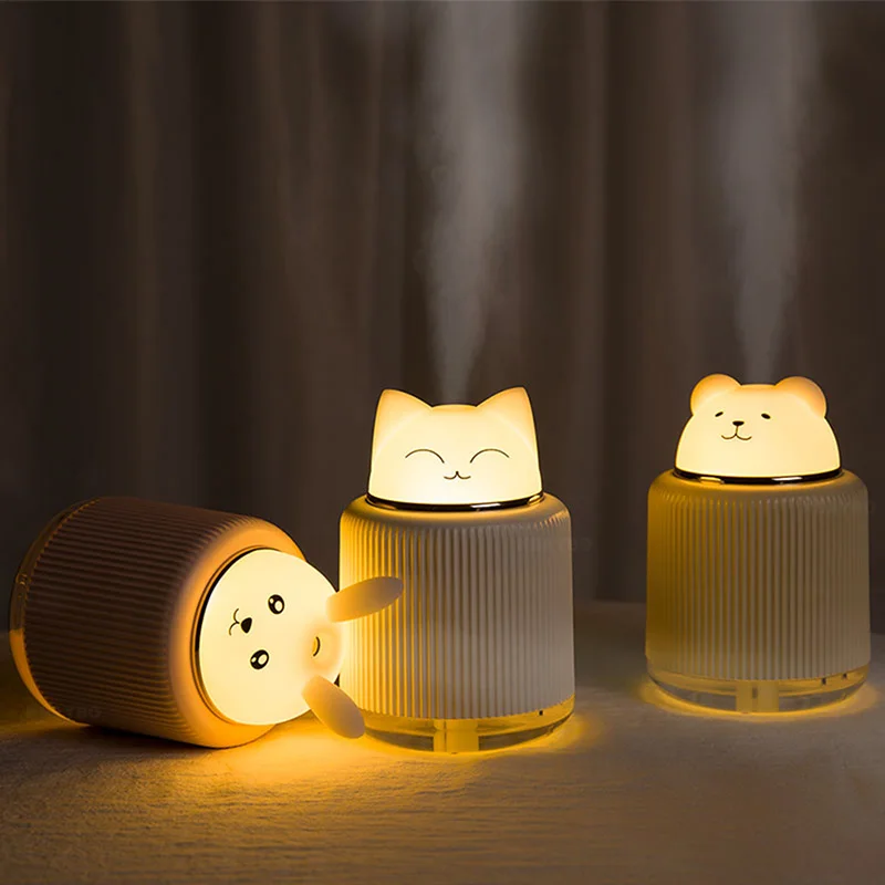 Beer Konijn Kat Animal Night Lamp Met Diffuser Led Verlichting Usb Luchtbevochtiger Voor Thuis Baby Slaap Licht Kamer
Beer Konijn Kat Animal Night Lamp Met Diffuser Led Verlichting Usb Luchtbevochtiger Voor Thuis Baby Slaap Licht Kamer
