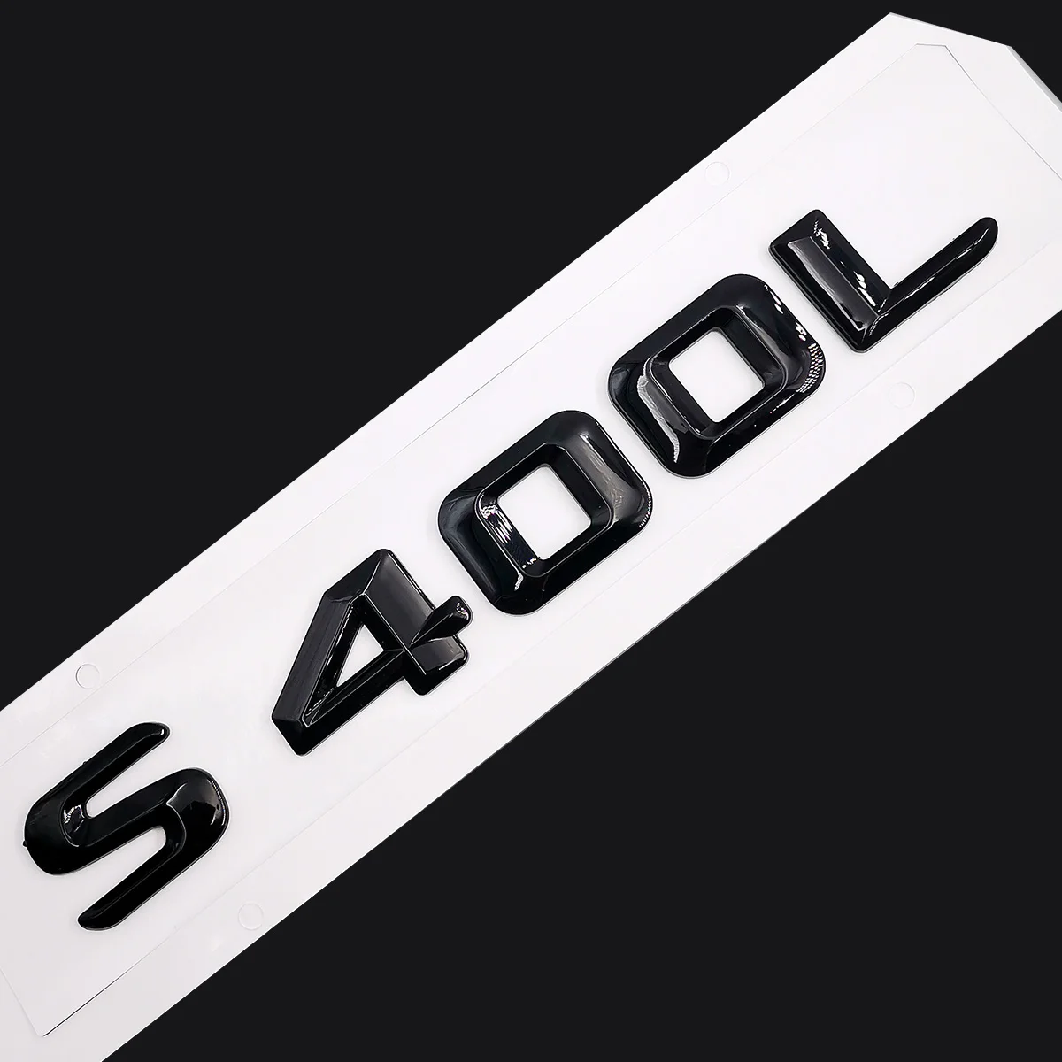 Original Size 1:1 Car rear tail Emblem Number letters Car Sticker For Mercedes Benz S400L S 400L Chrome Silver/ Matte Black
Original Size 1:1 Car rear tail Emblem Number letters Car Sticker For Mercedes Benz S400L S 400L Chrome Silver/ Matte Black