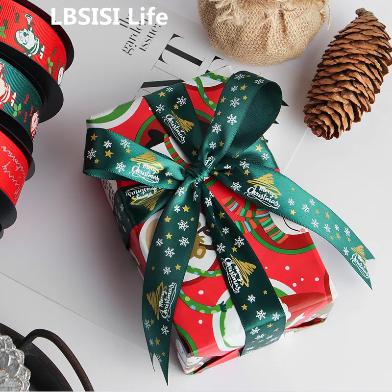 LBSISI Life 1 см/2 см/2,5 см 50 ярдов Рождественская лента Новогодняя подарочная упаковка ручной работы Цветы DIY луки корсажная лента с рисунком
LBSISI Life 1 см/2 см/2,5 см 50 ярдов Рождественская лента Новогодняя подарочная упаковка ручной работы Цветы DIY луки корсажная лента с рисунком