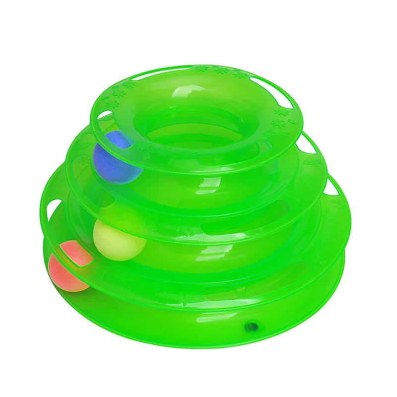 Cat Toys Ball Training Amusement Plate Kitten Three Levels Pet Cat Toy Tower Tracks Disc Cat Intelligence Amusement Triple Disc
Cat Toys Ball Training Amusement Plate Kitten Three Levels Pet Cat Toy Tower Tracks Disc Cat Intelligence Amusement Triple Disc