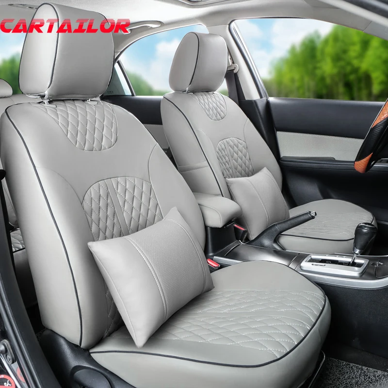 Автокресла из искусственной кожи для Citroen C5 черные автомобильные чехлы сидений и