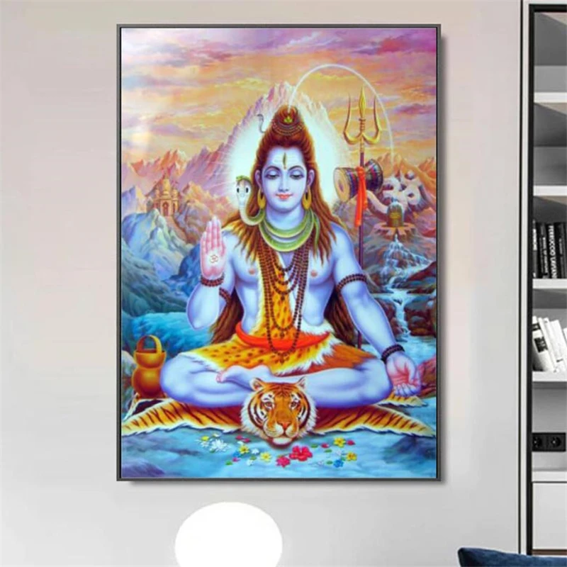 

Shiva Lord Canvas Art Wall Paintings Hindu Gods Wall Art Prints Hinduism Wall Posters And Prints Cuadros Pictures Home Decor