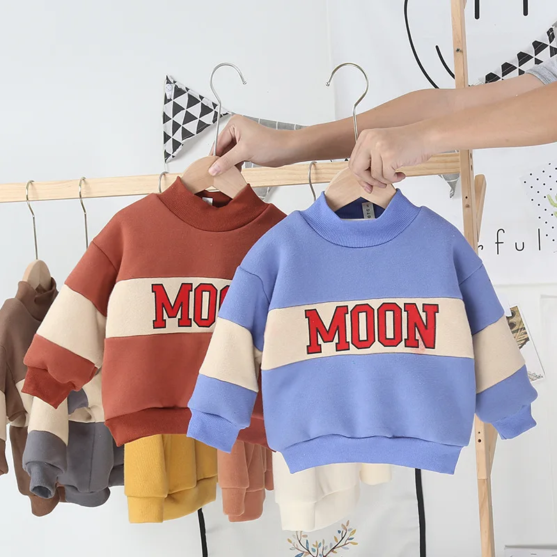New Spring Autumn Children Letter Casual Clothes Boys Baby Girls Fashion Thicken T Shirt Kids Patchwork Cotton Tracksuits
New Spring Autumn Children Letter Casual Clothes Boys Baby Girls Fashion Thicken T Shirt Kids Patchwork Cotton Tracksuits