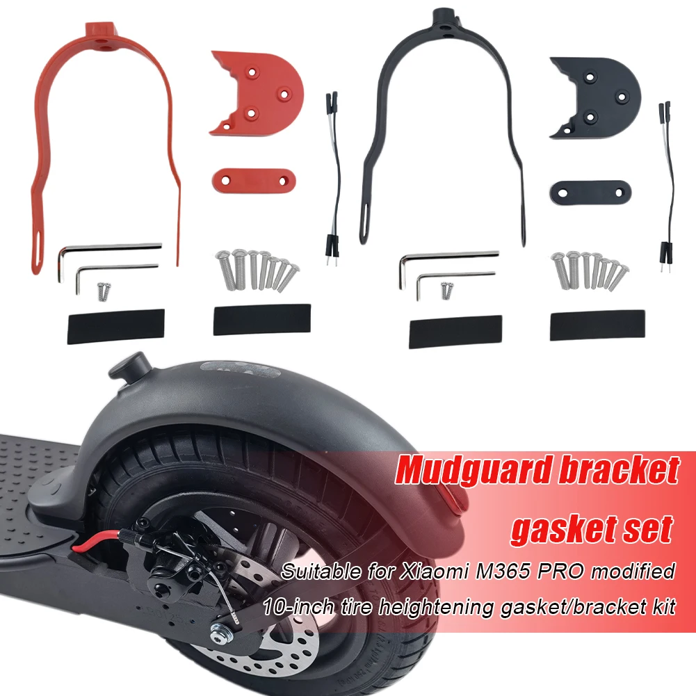 Rear Mudguard Support Bracket Gasket Set for 10" Tire Shockproof Accessories Suitable for Xiaomi M365/1S/PRO/PRO2 Electric Scoot
Rear Mudguard Support Bracket Gasket Set for 10" Tire Shockproof Accessories Suitable for Xiaomi M365/1S/PRO/PRO2 Electric Scoot